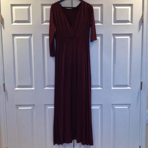 Plum Maxi Dress